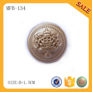 MFB134 fashion custom women's clothing metal sewing shank button